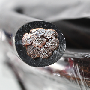 50Ft Pre Cut Coils of 0 Ga/4 Ga Black & Red CCA Power and Ground Wire Combo Kit