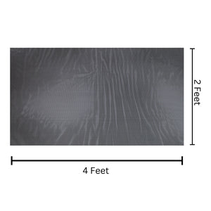 2' x 4' Black Metal Finish Mesh Grill Sheet Staggered Row with 3/16" Holes