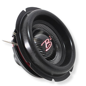 B2 Audio Rampage 8" Re-cone Kit Drop  1-Ohm 2" Coil Carbon Fiber