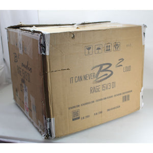 B2 Audio RAGE Series V3 15" 2000 Watt RMS Dual 1-Ohm Subwoofer OPEN BOX