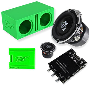B2 Audio RIOT-2.5 Mini Woofer System 3D-Printed Box, Amp & Enclosure DIY Project
