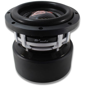 B2 Audio RAMPAGE Competition Series 6.5" 1000 Watt RMS Carbon Fiber  Dual 1-Ohm 2" Voice Coil Subwoofer