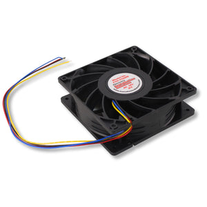 12 Volt 2.0A 4.7" Square High-Speed Cooling Fan 50CFM Waterproof Quiet Operation