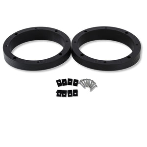 6.5" Beveled Speaker Spacer Ring 1.5" Depth With Slope RING-PVC-BVL-6