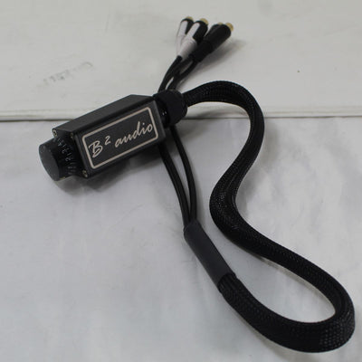 Official B2 Audio Aluminum Cased 30" RCA Bass Knob Black with B2 Logo OPEN BOX