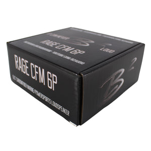 B2 Audio 6.5"  Carbon Fiber Marine, Motorcycle, Powersports, 3.3-Ohm Shallow Mount Speakers, Sold in pairs RAGE6CFM