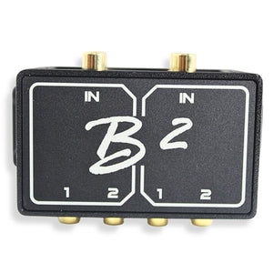 B2 Audio 2-to-4 Pair Cockbox RCA Splitter Distribution Block