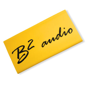 B2 Audio Heat Shrink 10 Pack of 0 Gauge Yellow with B2 Audio Logo