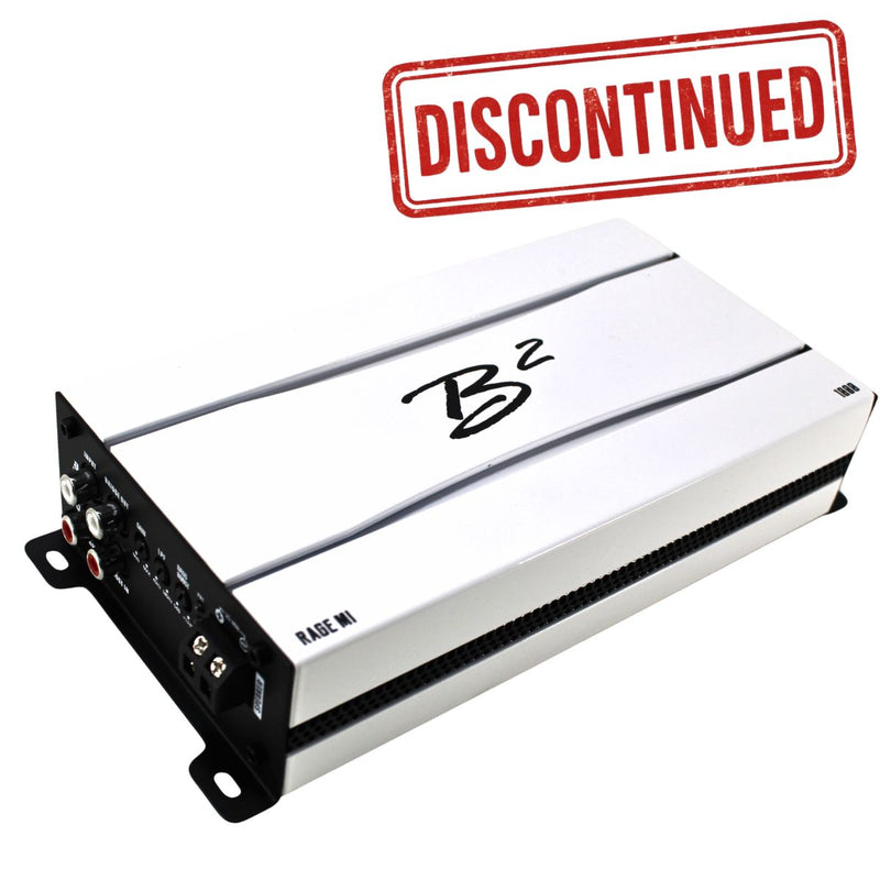 B2 Audio RAGE Micro Series 1000W Half Bridge 1-Ohm Stable Amplifier