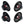 B2 Audio RAGE 5 Channel 1.6k Amp W/ 2 RIOT6P + 2 RAGE8 D2 Subwoofers COMBO-11