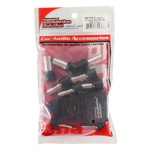 0 Gauge Wire Ferrules with Heat Shrink 10 Pack ISX-TFK-0