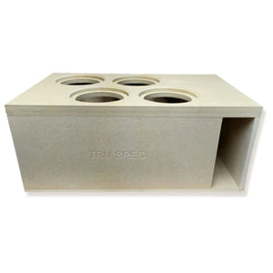 Four RAGE 8" DVC 500W RMS Subwoofer w/ Tru Spec Vented Quad 8" Enclosure