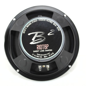 B2 Audio RIOT 8" 4-Ohm 150W RMS UV/Water Resistant Speaker RIOT8P OPEN BOX