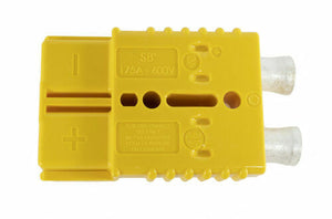 Anderson Style SB175 1/0 AWG Yellow Power Ground Quick Disconnect Connector