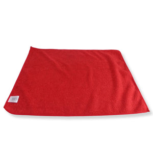 B2 Audio Microfiber Demo Towel Car Audio Window Flex Cloth Red Black