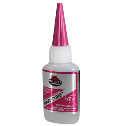 1/2 - 8 oz Maxi-Cure Extra-Thick CA Glue - High-Strength Adhesive