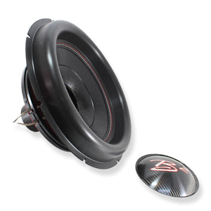 B2 Audio RageXL 15" Re-cone Kit Drop  1-Ohm 3" Coil Carbon Fiber