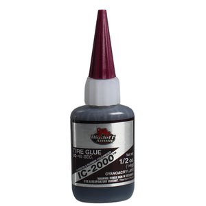 20-45 Sec 1/2-1 oz Rubber-Toughened CA Glue Adhesive Black