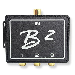 B2 Audio 1-to-3 Pair Cockbox RCA Splitter Distribution Block