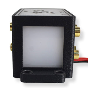 B2 Audio Cockbox 1-to-4 Pair RCA Splitter Distribution Block w/ RGB LED Lights
