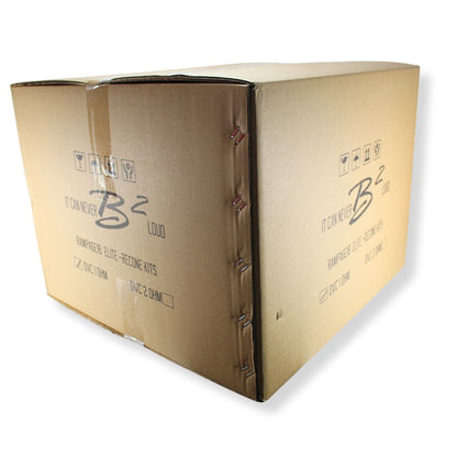 B2 Audio Rampage 18" Re-cone Kit Drop  2-Ohm 4" Coil Carbon Fiber
