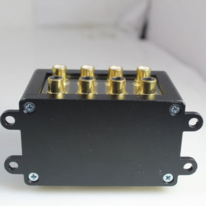 B2 Audio 2-to-4 Pair Cockbox RCA Splitter Distribution Block OPEN BOX