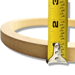 1 Pair High Quality MDF Car Stereo Speaker Spacer Rings 8" x 3/4" Universal Fit