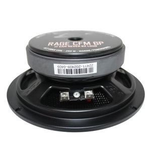 B2 Audio 6.5"  Carbon Fiber Marine, Motorcycle, Powersports, 3.3-Ohm Shallow Mount Speakers, Sold in pairs RAGE6CFM