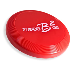 B2 Audio Mini Frisbee Red It Can Never B2 Loud Compact Throw Disc