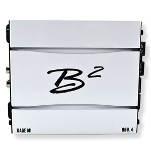 B2 Audio RAGE Micro Series 800 Watt 4-Channel 2-Ohm Class D Full Range Amplifier