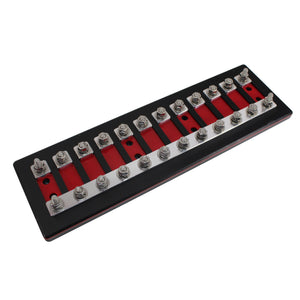 B2 Audio 12 Spot Heavy Duty ANL Fuse Distribution Block w/ Acrylic Cover