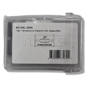 B2 Audio 250A High Temperature Ceramic Fuse Pair B2-ANL-250