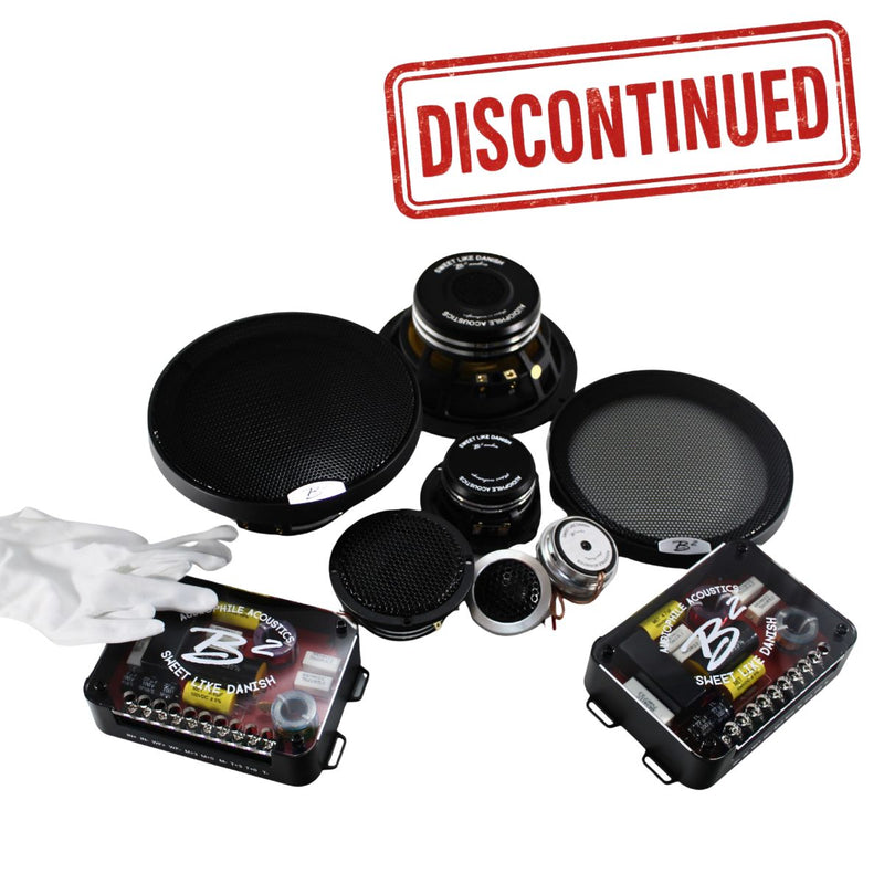 B2 Audio Reference Series 6.5" 3-Way Component Set w/ 3" Mids & 1" Tweeters