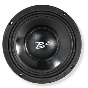 B2 Audio RAGE Series 8" 4-Ohm 250 Watt RMS Mid-Range Speakers UV/Water Resistant Cone, Sold in Pairs RAGE8PWR