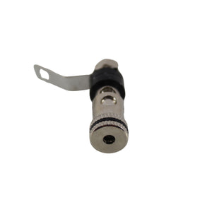 12 Gauge Brass Nickel Plated Negative Black Speaker Push Terminal Connector