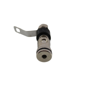 12 Gauge Brass Nickel Plated Negative Black Speaker Push Terminal Connector