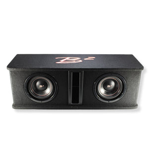 B2 Audio Dual 8" 800W Peak Dual 2 Ohm Vented Loaded Subwoofer Enclosure DVPE28