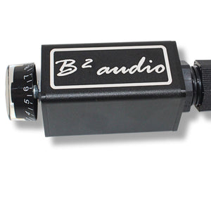 Official B2 Audio Aluminum Cased 30" RCA Bass Knob Black with B2 Logo
