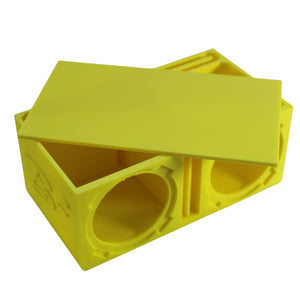 Dual Ported Subwoofer Enclosure 3D-Printed for B2 Audio Rampage RC2