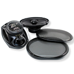 B2 Audio RAGE Series Pair of 6x9" 4-Ohm 100 Watt RMS Coaxial Mid To High End Speakers RAGE69X