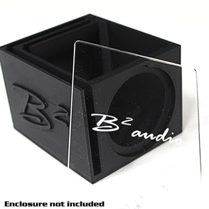 Logo Engraved Acrylic Lid for Single RIOT 2.5" B2 Audio 3D Boxes
