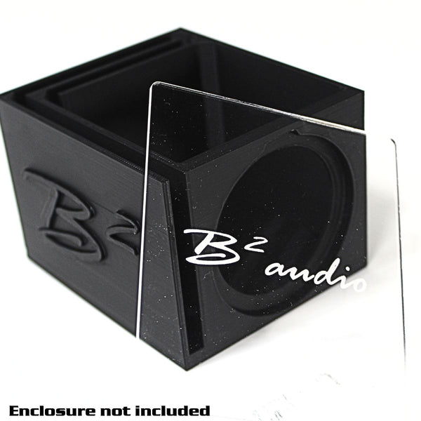 Logo Engraved Acrylic Lid for Single RIOT-2.5" B2 Audio 3D Boxes