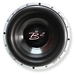 B2 Audio RAGEXL Series V2 12" 3500 Watt RMS Carbon Fiber Cone Dual 1-Ohm 3" Voice Coil Subwoofer