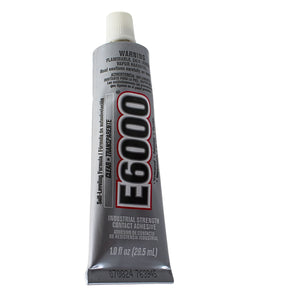 E6000 Industrial Strength Clear Self Leveling Waterproof Adhesive - 1fl oz