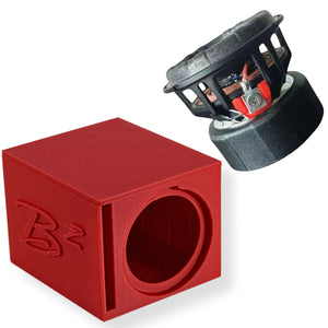 B2 Audio RIOT-2.5 Mini Woofer w/ Single Ported 3D-Printed Box DIY Project