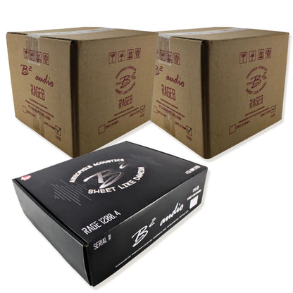 B2 Audio RAGE 1200.4 V2 4-Channel Amplifier + 2 RAGE8 D4 Subwoofers COMBO-20