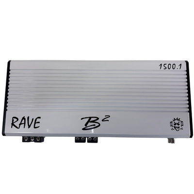 B2 Audio RAVE Series 1500 Watt RMS 1 Ohms Monoblock Class-D Car Audio Amplifier
