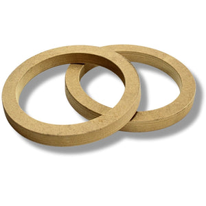 Pair of High Quality MDF Car Stereo Speaker Spacer Rings 6" x 3/4" SR6 Installation