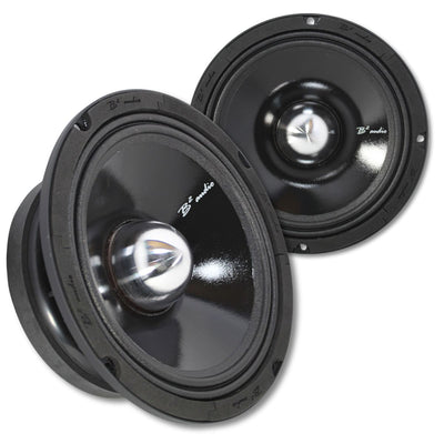 B2 Audio RAGE Series 8" 4-Ohm 250 Watt RMS Mid-Range Speakers UV-Coated Cone, Sold in Pairs RAGE8P
