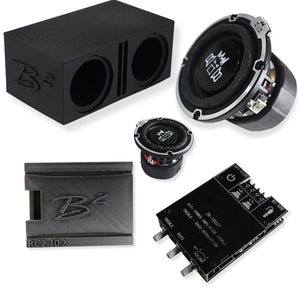 B2 Audio RIOT-2.5 Mini Woofer System 3D-Printed Box, Amp & Enclosure DIY Project